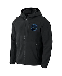 Fanatics Men's Black Carolina Panthers Sherpa Full-Zip Hoodie