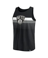 Fanatics Men's Black Brooklyn Nets Wild Game Tank Top