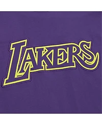 Mitchell & Ness Men's Purple Los Angeles Lakers Hardwood Classics Neon Nights Premium T-Shirt