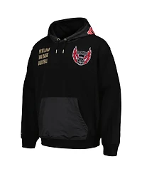 Mitchell & Ness Men's Black Portland Trail Blazers Team Og 2.0 Vintage Logo Fleece Pullover Hoodie