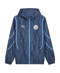 Puma Men's Navy Manchester City 2024/25 Pre-Match Anthem dryCELL Full-Zip Hoodie Jacket