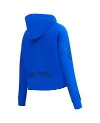 Pro Standard Women's Blue New York Knicks Triple Tonal Full-Zip Hoodie