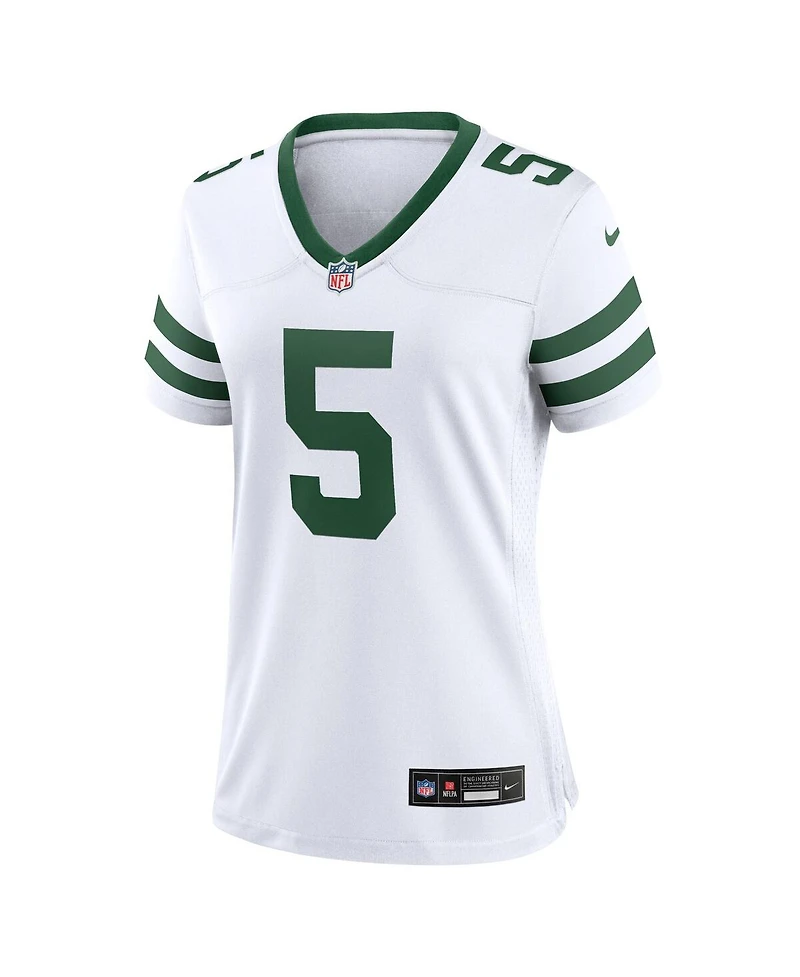 Nike Women's Garrett Wilson Legacy White New York Jets Game Jersey
