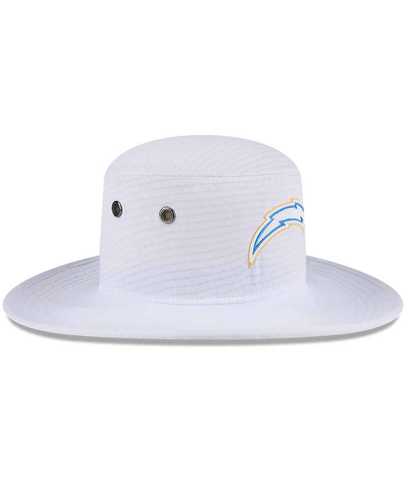 New Era Men's White Los Angeles Chargers 2024 Nfl Training Camp Panama Bucket Hat