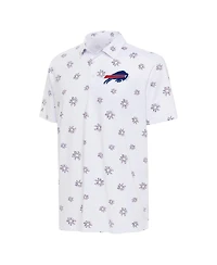 Antigua Men's White Buffalo Bills Fireworks Polo