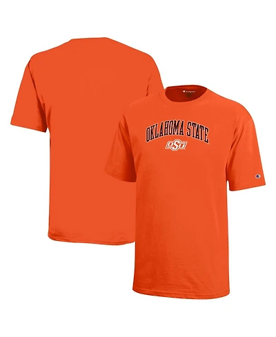 Champion Big Boys and Girls Orange Oklahoma State Cowboys Arch Over Logo T-Shirt