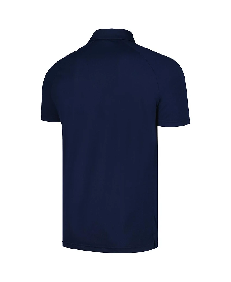 LevelWear Men's Navy Boston Red Sox Sector Batter Up Raglan Polo