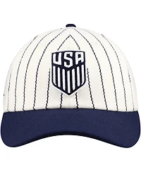 Fan Ink Men's and Women's White/Navy Usmnt Yankee Adjustable Hat