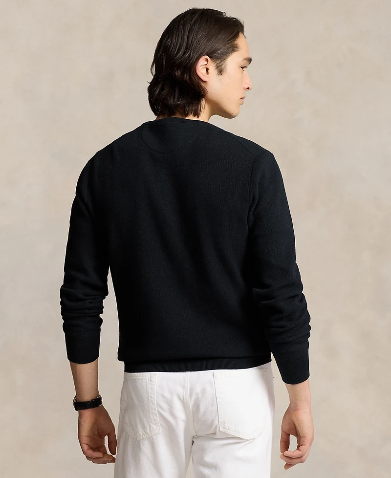 Polo Ralph Lauren Men's Textured Cotton Crewneck Sweater
