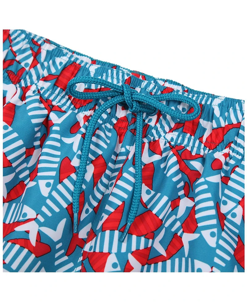 Rokka&Rolla Men's 7.5" Quick-Dry Mesh Lined Swim Trunks Upf 50+ , up to 2XL