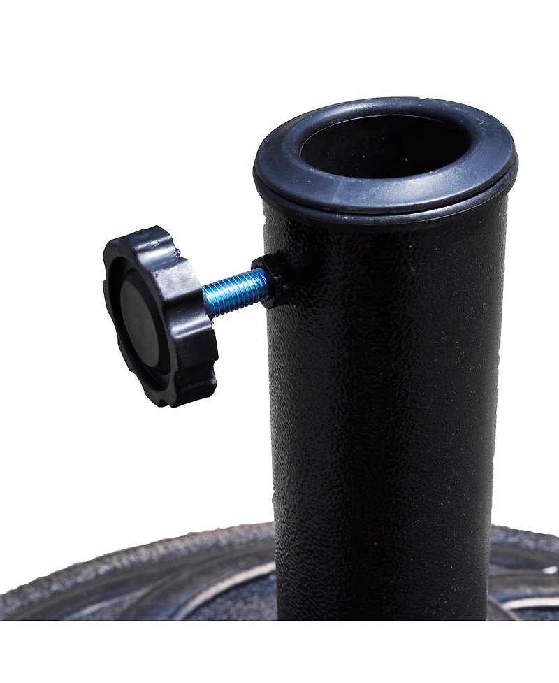 Sugift 22 Inch Heavy Duty Round Umbrella Base Stand
