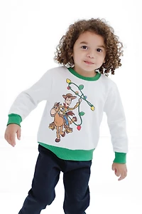 Disney Boys Christmas Halloween Fleece Sweatshirt and Jogger Pants Outfit Set Newborn to (Newborn - 14-16)