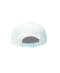 Bits & Bows Boys Tennis Baseball Hat in White