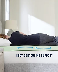 Closeout! ProSleep 3" Green Tea Infused Memory Foam Mattress Topper