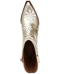 Betsey Johnson Women's Teddy Daisy Western Booties
