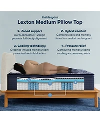 Serta Perfect Sleeper X Lexton Medium Pillow Top 14.25" Quilted Hybrid Mattress