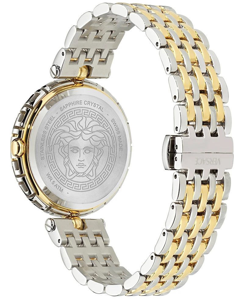 Versace Women's Swiss Medusa Heritage Two-Tone Stainless Steel Bracelet Watch 38mm