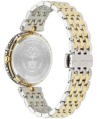 Versace Women's Swiss Medusa Heritage Two-Tone Stainless Steel Bracelet Watch 38mm