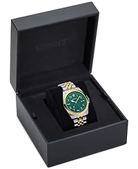 Versace Men's Swiss Two-Tone Stainless Steel Bracelet Watch 41mm