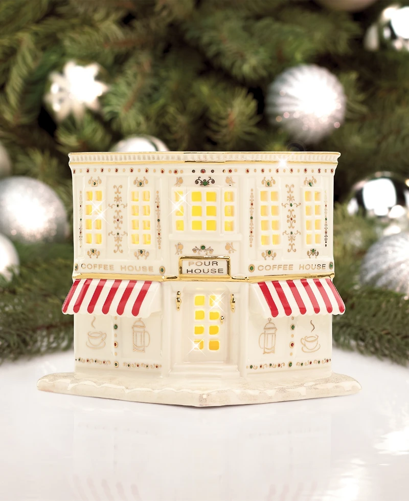 From The Vault! Lenox Mistletoe Park Village Coffee Shop, Exclusively at Macy's