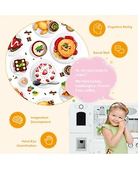 Kitchen Pretend Play Cookware Toys for Kids with Water Dispenser