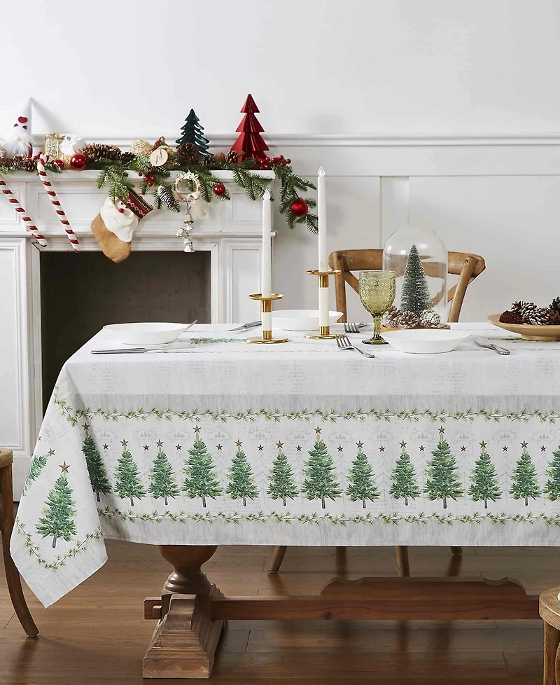 Avanti Trees Polyester Tablecloth Oblong