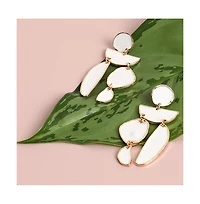 Sohi Women's Abstract Drop Earrings
