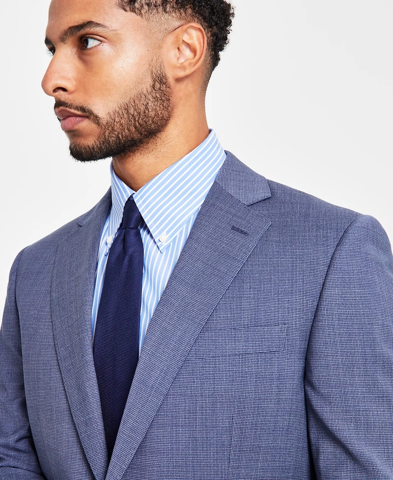 B by Brooks Brothers Men's Classic-Fit Wool Blend Suit Separates Jacket