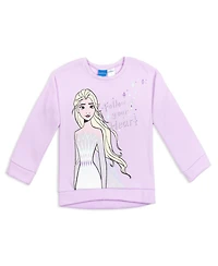 Frozen Girls Disney Sweatshirt and Leggings Outfit Set