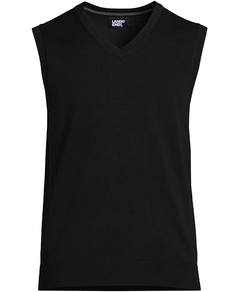 Lands' End Men's Fine Gauge Cotton Vest