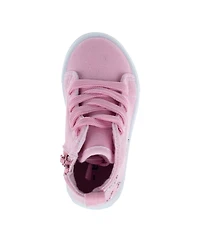 Bebe Toddler Girls Embroidered Sequin Sneakers