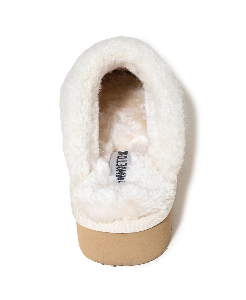 Minnetonka Women's Reindeer Scuff Slipper