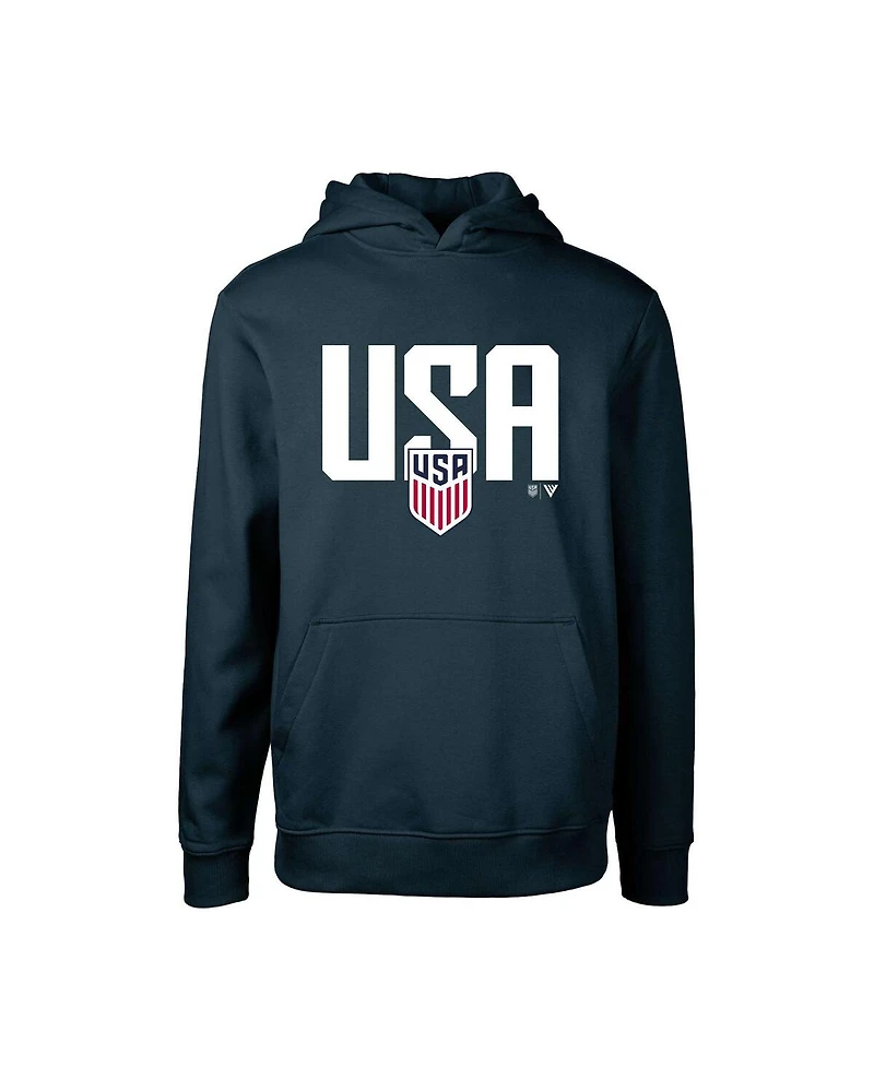 Levelwear Big Boys and Girls Navy Usmnt Podium Mascot Pullover Hoodie