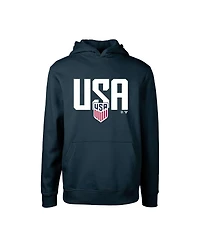 Levelwear Big Boys and Girls Navy Usmnt Podium Mascot Pullover Hoodie