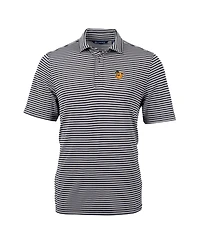 Cutter & Buck Men's Baylor Bears Throwback Logo Virtue Eco Pique Stripe Polo