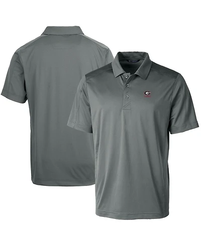 Cutter & Buck Men's Georgia Bulldogs Alumni Logo Prospect Textured Stretch Polo