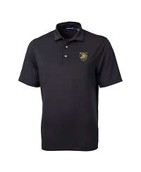 Cutter & Buck Men's Black Army Knights Virtue Eco Pique DryTec Polo