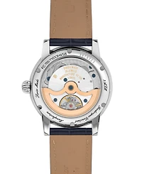 Frederique Constant Men's Swiss Automatic Classic Date Manufacture Leather Strap Watch 40mm