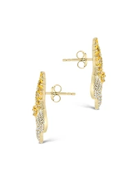 Sterling Forever Heidi Cubic Zirconia Flower Stud Earrings