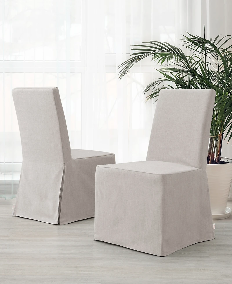 Abbyson Living 39" 2-Pc. Wood Mindy Sunbrella Slipcover Dining Chair