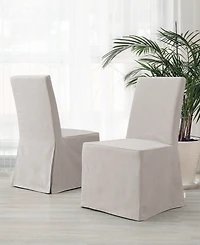 Abbyson Living 39" 2-Pc. Wood Mindy Sunbrella Slipcover Dining Chair