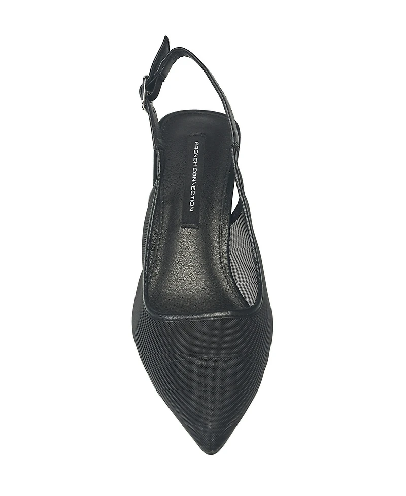 French Connection Women's Cuba Mesh Slingback