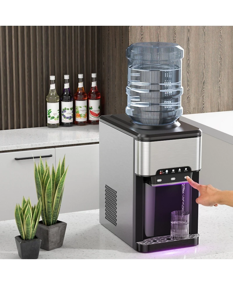 Inolait Sugift Water Cooler Dispenser 3-in-1 with Built-in Ice Maker and 3 Temperature Settings