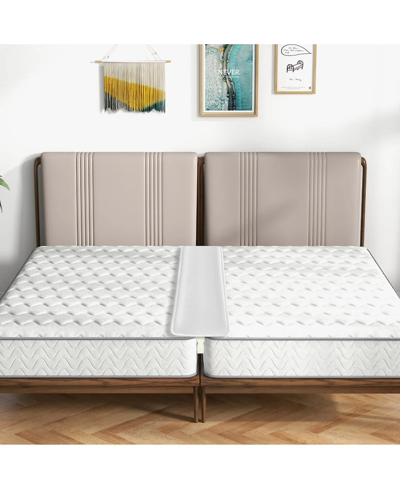 Sugift 9-inch Wide Bed Bridge Twin to King Converter Kit with Strap