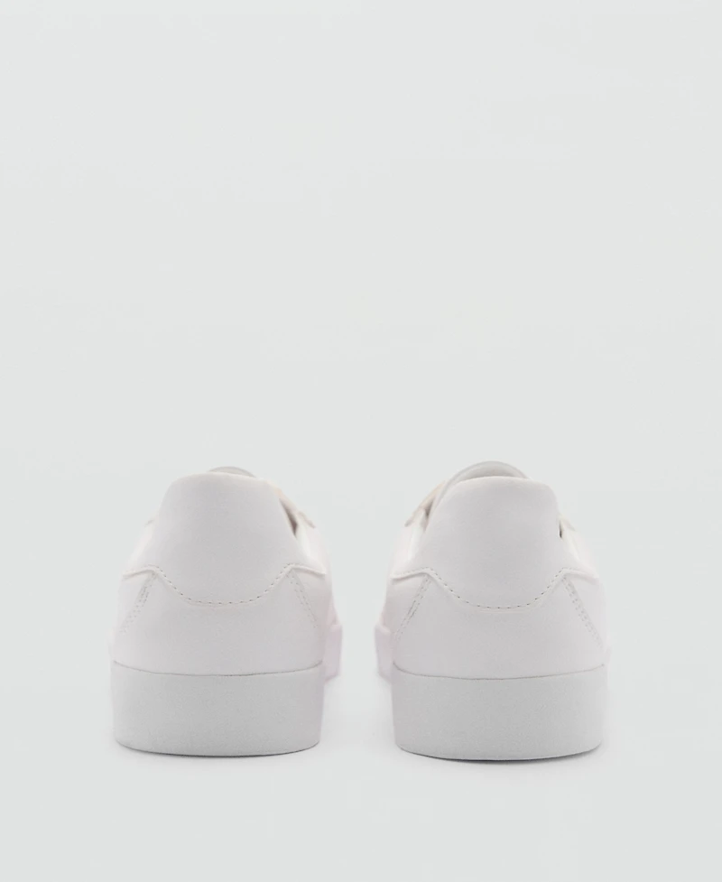 Mango Women's Leather Panel Sneakers