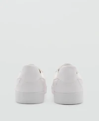 Mango Women's Leather Panel Sneakers