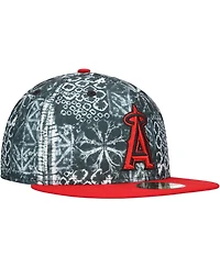 New Era Men's Black Los Angeles Angels Sands 59FIFTY Fitted Hat
