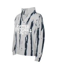 Outerstuff Big Girls Gray Seattle Sounders Fc League V-Neck Pullover Sweatshirt
