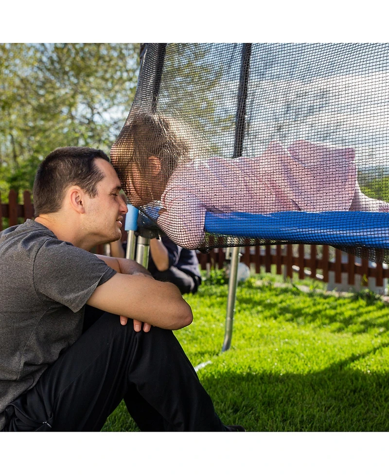 Trampoline Replacement Protection Enclosure Net with Zipper