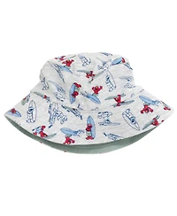 Sesame Street Baby Boys Elmo Cookie Monster Bird Romper and Bucket Sun Hat Newborn to